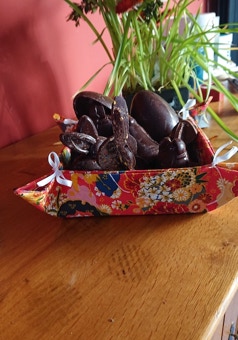 panière pliable chocolats